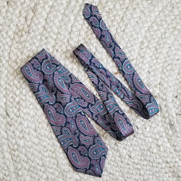 VTG Bert Pulitzer Silk Necktie - Picture 4 of 5